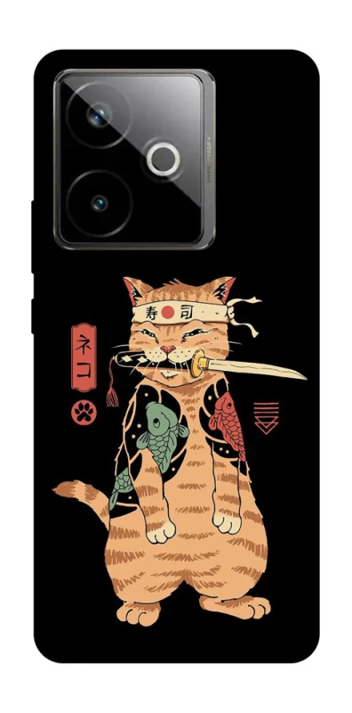 Чохол на Realme GT 7T Кіт-самурай фото 1 з 1