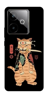 Чехол на Realme GT 7T Кот-самурай фото 1 из 1