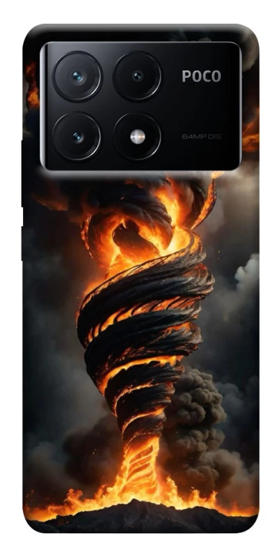 Чохол на Xiaomi Poco X6 Вогняний торнадо фото 1 з 1
