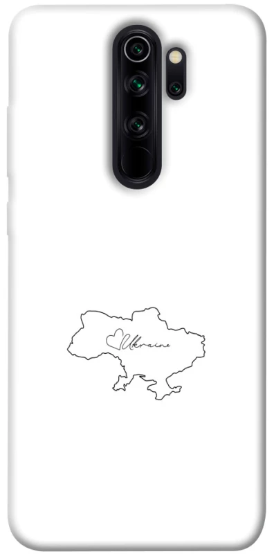 Чехол на Xiaomi Redmi Note 8 Pro Ukraine map фото 1 из 1