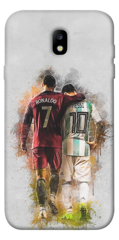Чохол на Samsung J730 Galaxy J7 (2017) Ronaldo та Messi фото 1 з 1