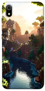 Чехол на Xiaomi Redmi 7A Minecraft sunset фото 1 из 1