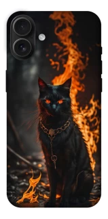 Чохол на Apple iPhone 16 Plus Вогняний кіт фото 1 з 1