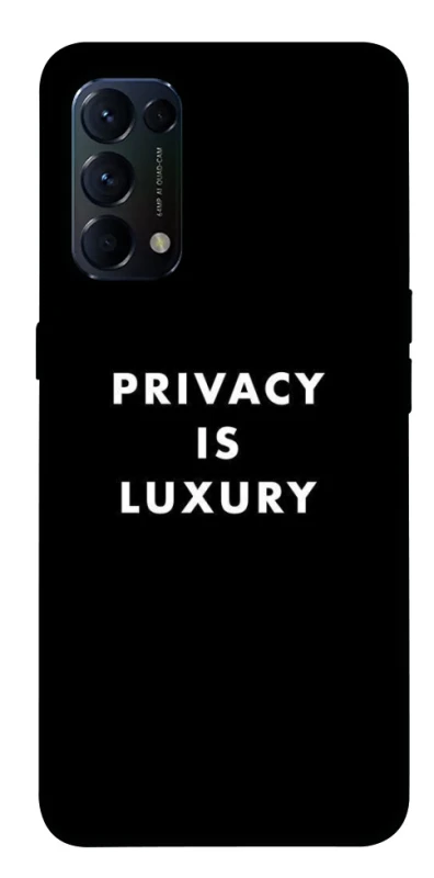 Чохол на Oppo Reno 5 4G Privacy is luxury фото 1 з 1