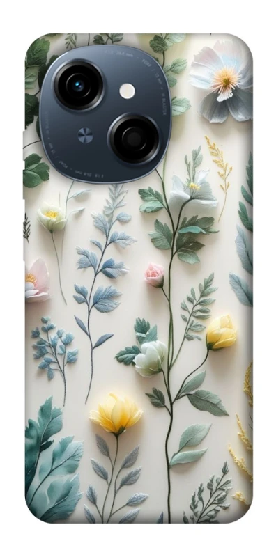 Чохол на TECNO Spark Go 1 Floral design ver.4 фото 1 з 1