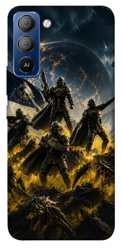 Чохол на TECNO Pop 5 LTE HELLDIVERS фото 1 з 1