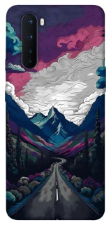 Чехол на OnePlus Nord Нарисованные горы фото 1 из 1