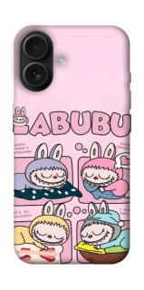 Чехол на Apple iPhone 16 Labubu Dreams Collage фото 1 из 1