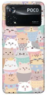 Чехол на Xiaomi Poco X4 Pro 5G Funny Kittens ver.2 фото 1 из 1