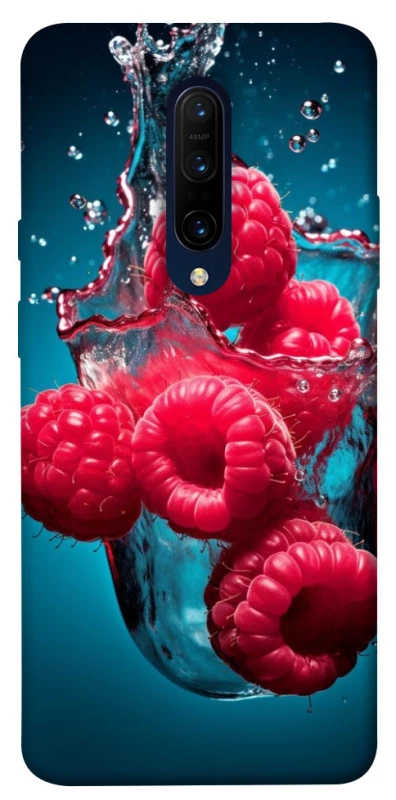 Чехол на OnePlus 7 Pro Малинка в воде фото 1 из 1