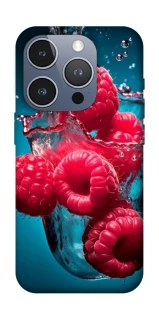 Чохол на Apple iPhone 16 Pro Малинка у воді фото 1 з 1