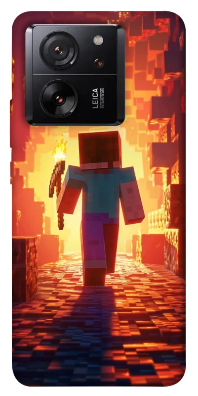 Чехол на Xiaomi 13T Pro Minecraft adventure фото 1 из 1