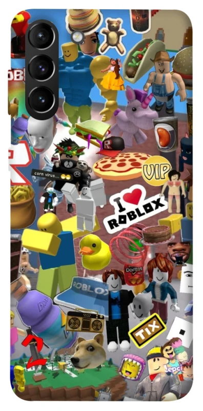 Чохол на Samsung Galaxy S21+ Roblox collage ver.5 фото 1 з 1