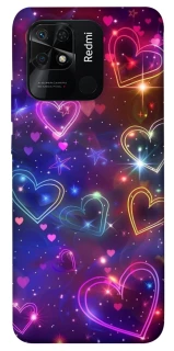 Чохол на Xiaomi Redmi 10C Drawn hearts фото 1 з 1