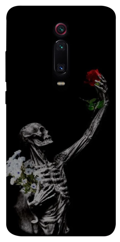 Чехол на Xiaomi Redmi K20 / K20 Pro / Mi9T / Mi9T Pro Skeleton vs Rose фото 1 из 1