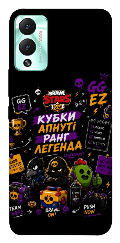 Чехол на Infinix Hot 12 Play Brawl Stars collage фото 1 из 1