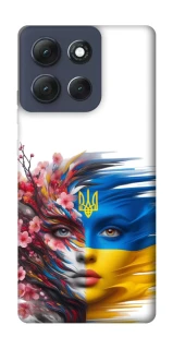 Чехол на Motorola Moto G86 Power Flowering Ukraine фото 1 из 1