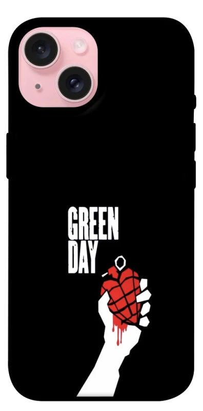 Чохол на Apple iPhone 15 (6.1") Green Day logo фото 1 з 1