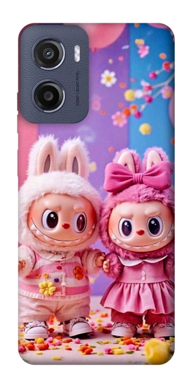 Чохол на Motorola Moto G05 Labubu twins ver.2 фото 1 з 1
