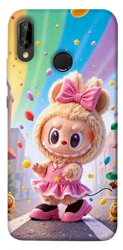 Чохол на Huawei P20 Lite Labubu rainbow фото 1 з 1