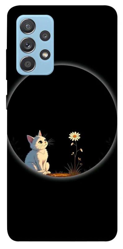 Чохол на Samsung Galaxy A52 4G / A52 5G Cat and flower фото 1 з 1