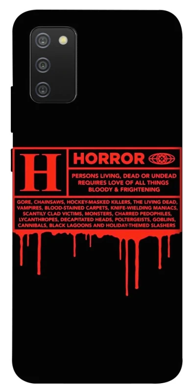 Чохол на Samsung Galaxy A02s Horror Halloween фото 1 з 1