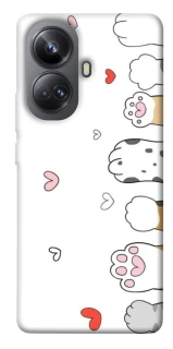 Чехол на Realme 10 Pro+ Paws фото 1 из 1
