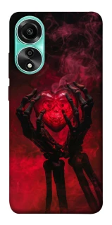 Чехол на Oppo A78 4G Heart in the hands of a skeleton фото 1 из 1