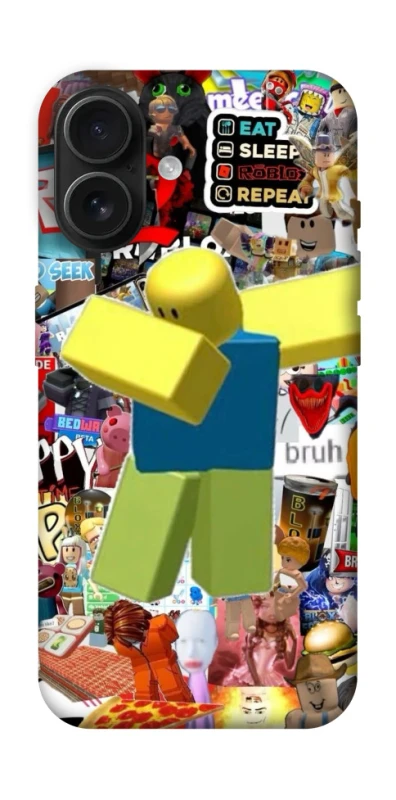 Чехол на Apple iPhone 16 Roblox style фото 1 из 1