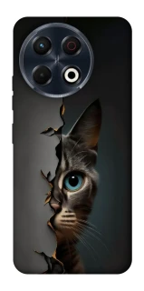 Чехол на TECNO Spark 30 Pro (KL7) Кот-подглядыватель v2 фото 1 из 1