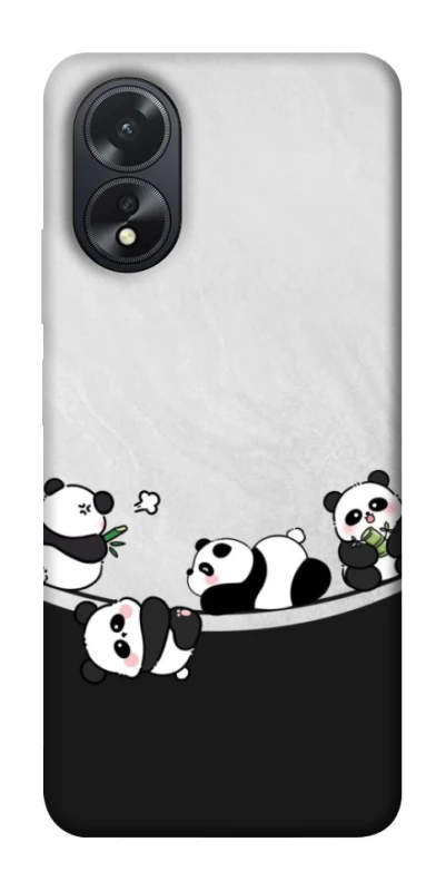Чохол на Oppo A38 Four pandas фото 1 з 1