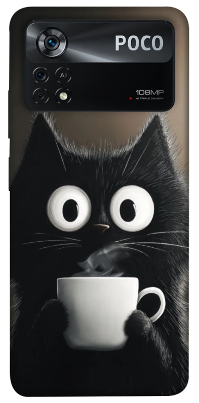 Чохол на Xiaomi Poco X4 Pro 5G morning cat фото 1 з 1
