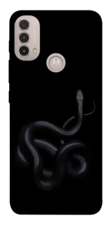 Чохол на Motorola Moto E40 Black snake фото 1 з 1