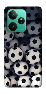 Чехол на Realme GT 7 Футбольные мячи фото 1 из 1
