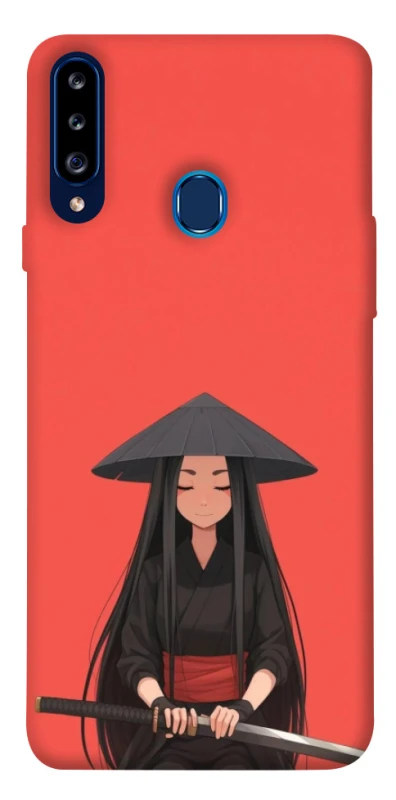 Чехол на Samsung Galaxy A20s Red samurai фото 1 из 1