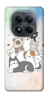 Чехол на Xiaomi Redmi Note 15 Pro 4G Funny Pets ver.2 фото 1 из 1