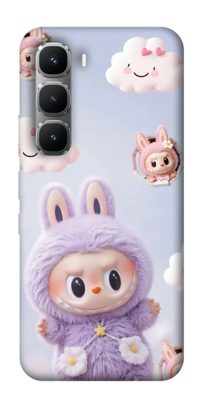 Чохол на Infinix Hot 60 Pro Labubu & clouds фото 1 з 1