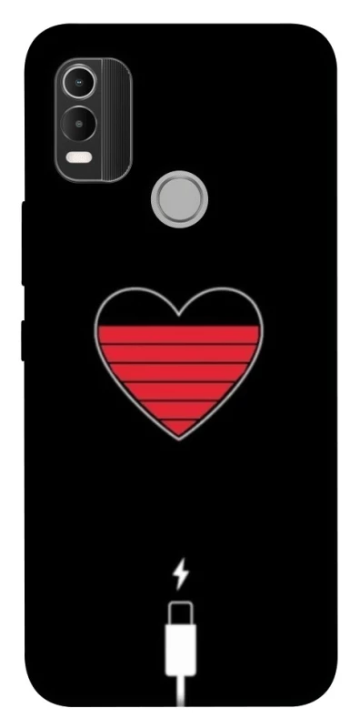 Чохол на Nokia C21 Plus Charge your heart фото 1 з 1