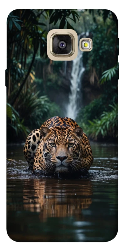Чехол на Samsung A520 Galaxy A5 (2017) Leopard in water фото 1 из 1