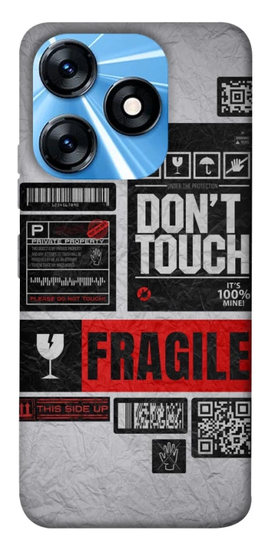 Чохол на TECNO Spark 10 Don't touch фото 1 з 1