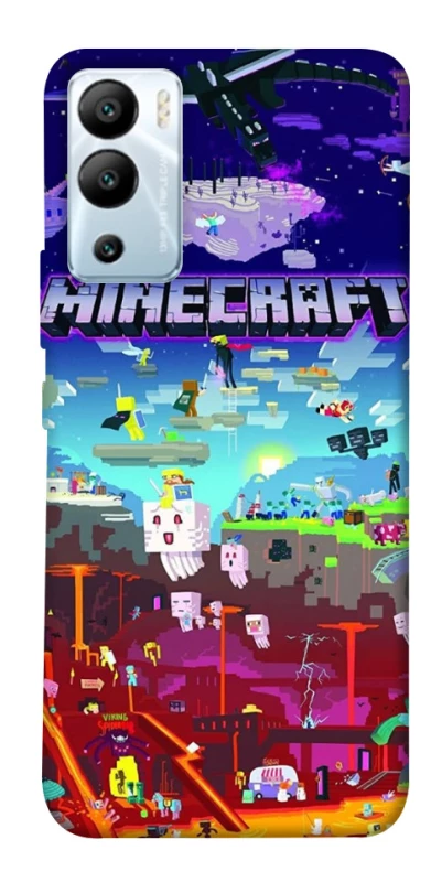 Чохол на Infinix Hot 12i Minecraft world фото 1 з 1