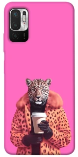 Чохол на Xiaomi Poco M3 Pro 4G / 5G Леопард з кавою фото 1 з 1