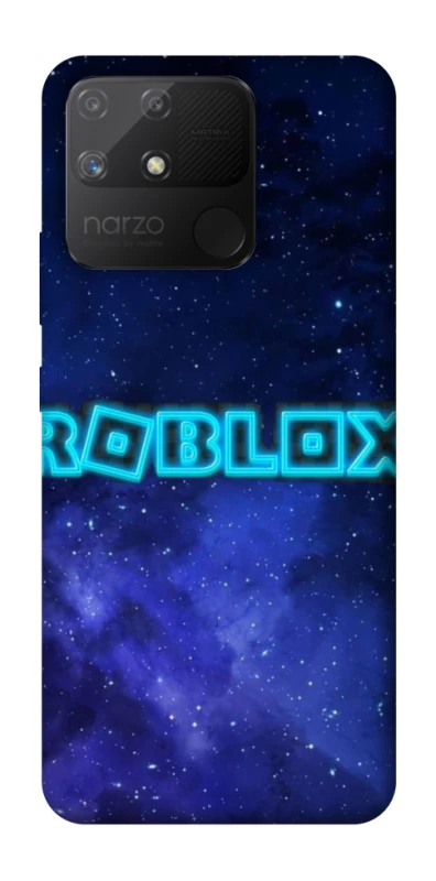 Чохол на Realme Narzo 50A Roblox Space Logo Blue фото 1 з 1