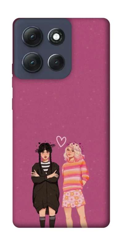 Чохол на Motorola Moto G86 Power Raven & Rainbow Wednesday фото 1 з 1