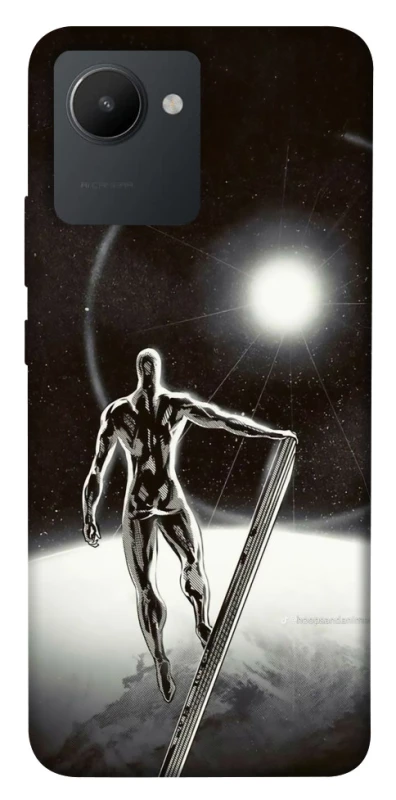 Чохол на Realme C30 Срібний серфер фото 1 з 1