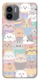Чохол на Xiaomi Redmi A1+ / Poco C50 / A2+ Funny Kittens ver.2 фото 1 з 1