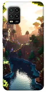 Чехол на Xiaomi Mi 10 Lite Minecraft sunset фото 1 из 1