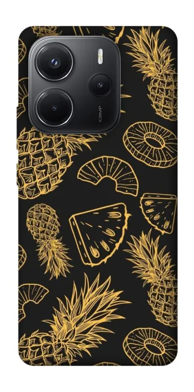 Чехол на Xiaomi Redmi Note 14 4G (Int. version) Pineapple фото 1 из 1