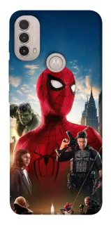 Чехол на Motorola Moto E40 Spider Man ver.2 фото 1 из 1