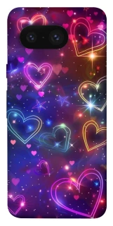 Чохол на Google Pixel 8 Drawn hearts фото 1 з 1